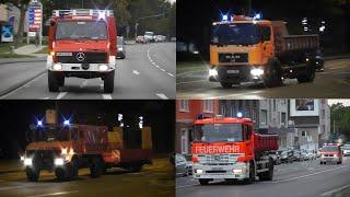 [Sirenenalarm, Sonderfahrzeuge uvm.] Großeinsatz für Feuerwehr und THW Hagen nach Wasserrohrbruch