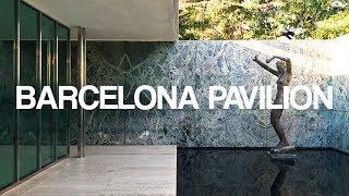 BARCELONA PAVILION I MIES VAN DER ROHE I A WALK THROUGH IN 4K