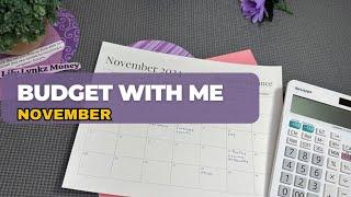 Budget with Me | Monthly Calendar Reset | November 2024