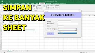 Cara Membuat Form Input Banyak Sheet di Microsoft Excel