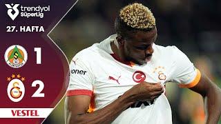 Vestel | Alanyaspor (1-2) Galatasaray - Highlights/Özet | Trendyol Süper Lig - 2024/25