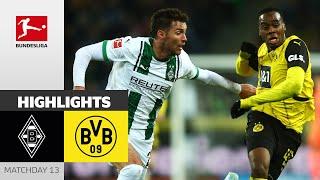 Draw In Thrilling Fight! | Borussia M'gladbach - Borussia Dortmund 1-1 | Highlights | Bundesliga