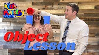 Sunday school Object lesson on - Trusting God