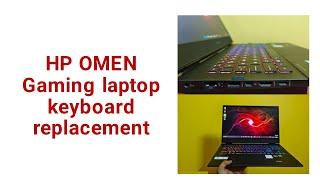 HP OMEN gaming laptop15-DC 15-dc0000tx 01tx 15-dc0086nr 9Z.NFBQ.101 NSK-XP1BQ keyboard replacement.