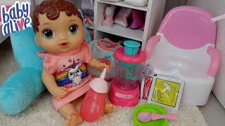 Feeding and changing baby alive abby baby alive videos