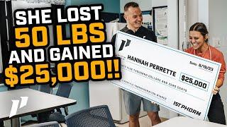 We Surprised Her At Work With $25,000 For Her INCREDIBLE Transformation!!