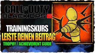 Multiplayer Trainingskurs | Leiste deinen Beitrag Trophäe/Achievement | COD Black Ops 6