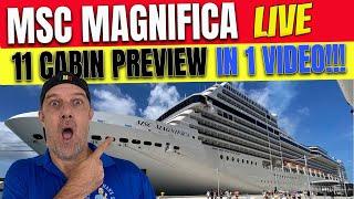 MSC Manifica Cabin Review | Tall Man's Cruise Adventures Show LIVE