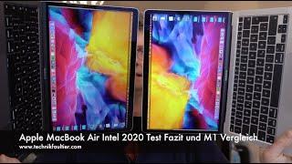 Apple MacBook Air Intel 2020 Test Fazit und M1 Vergleich