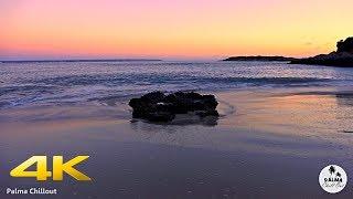 Illetas Beach 4K Sunset Chillout Lounge Mallorca Spain