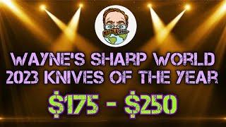 The BEST EDC Knives of the Year for $175-$250! Wayne’s Sharp World Knife of the Year Awards 2023! 