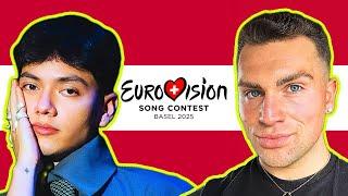 LET’S REACT TO AUSTRIA’S ENTRY FOR EUROVISION 2025 | JJ - WASTED LOVE