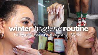 winter shower/hygiene routine — full hygiene, foot care, moisturizing + more | Vlogmas Day 6 