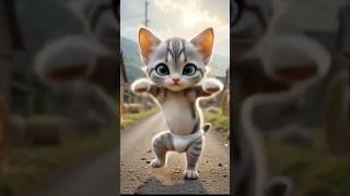 Dans eden sevimli kedi #cute #cat #studywithmeandmycat
