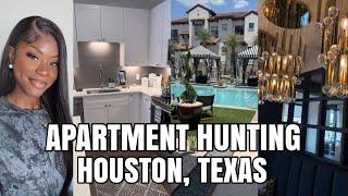 APARTMENT HUNTING VLOG: touring 6 apartments in HOUSTON TEXAS