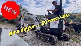 New Digger…80 hours later….Bobcat E10Z Micro Digger