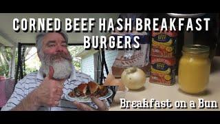 The Best Easy Corned Beef Hash Recipe. How to Make Corned Beef Hash Breakfast Burgers. YUM!