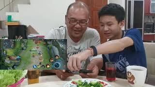 老玩童学打王者荣耀  Old Cuteboy learn to play video games #