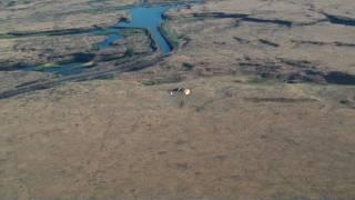 PPC Flying over the Lakes at Connell,WA