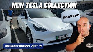 Tesla Self Service Collection From Southampton Docks | September 2023