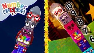 @Numberblocks- Blast Off! | Numberblocks MathLink Cubes | Learn to Count