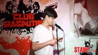 Кіра  на сцене Stand UP0522 о бомжах и многом другом