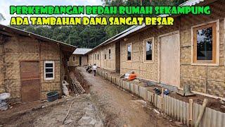 Perkembangan Bedah Rumah Sekampung Pangsalatan. Ada Tambahan Dana Sangat Besar. Semua Di Plafon