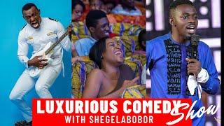 MJ the Comedian and Comedian Waris delivers splendid performance at Shegelabobor's 2018 comedy show.