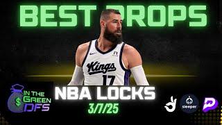 PRIZEPICKS NBA TODAY | BEST 5 BETS | FRIDAY 3/7/25 | BONUS BET 