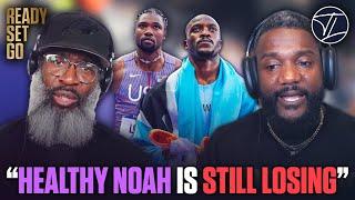 Noah Lyles wasn't going to win the 200M against Letsile Tebogo healthy or not 