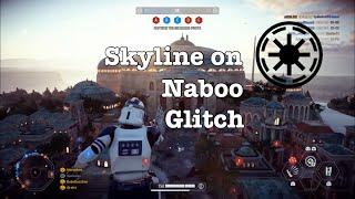 How to SKYWALK on starwars Battlefront 2 Naboo Glitch!