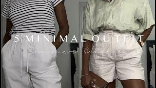 5 MINIMAL SUMMER OUTFITS YOU CAN RECREATE | CASUAL OUTFITS | SWEDIARY