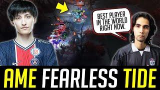 Even SumaiL admits, AME is the Best Player right now - FEARLESS CARRY TIDEHUNTER DOTA 2