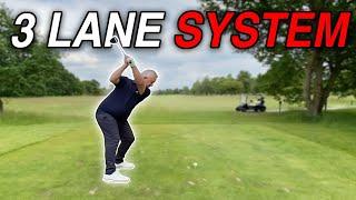 The 3 Lane System to Shoot Lower Golf Scores