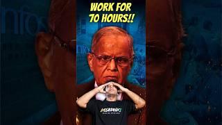 Why Narayana Murthy is WRONG about 70 Hours a Week | #murthy #productivity #work