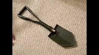 USGI tri-fold shovel - must have prepping gear for your bug out bag