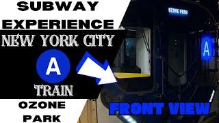 New York City Subway R211 A Train (to Ozone Park) Front View