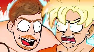 MrBeast VS DRAGON BALL Z (Parody Animation)