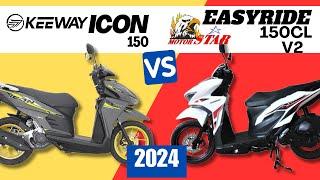 Keeway ICON 150 vs Motorstar Easy Ride 150 CL v2 | Side by Side Comparison | Specs & Price | 2024