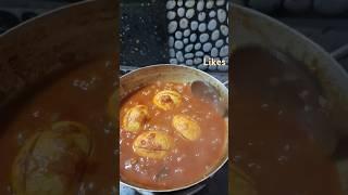 Egg onion tomato gravy do u like #telugufoodvlogs