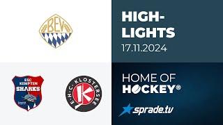 17.11.2024 - Highlights - ESC Kempten vs. EHC Klostersee