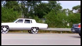 Cadillac Fleetwood on 26's / 2 Box Chevy Caprice's on 24's