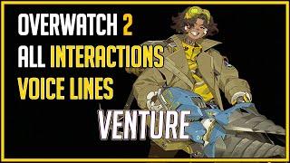 OVERWATCH 2 VENTURE / ALL VOICE LINES / INTERACTIONS