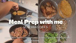 Meal Prep with me | My weekly meal prep routine for WEIGHT LOSS with PCOS | Vlogmas  2024 DAY 5 