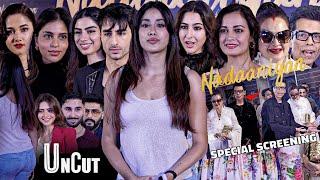 UNEDITED- Nadaniyaan Special Screening | Rekha,Suhana khan,Sara,Khushi ,Ibrahim Sonam