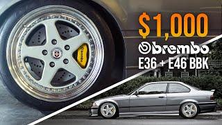 SUB $1000 Brembos! The Ultimate Budget Big Brake Kit (ALL FOUR!) for E36/E46 BMWs!