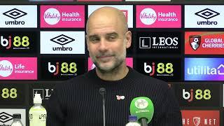 'WE NEED KYLE WALKER!'  | Pep Guardiola Press Conference Embargo | Bournemouth 2-1 Man City