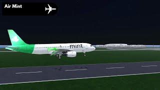 ROBLOX | Air Mint | Airbus A320 | Economy Class (Airline Review/ Flight Review)