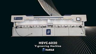 HARSLE CNC HSVC-6020 V-grooving Machine for Metal Sheet