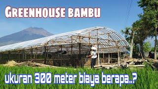 How to make bamboo greenhouses cheap